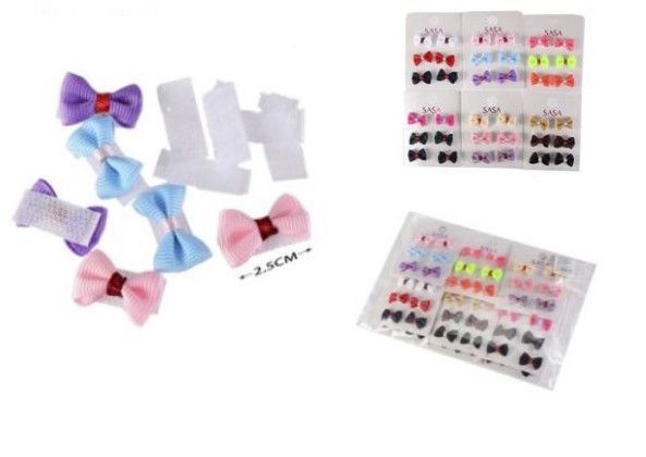 Pack lazo velcro 24/u para cabello y accesorios