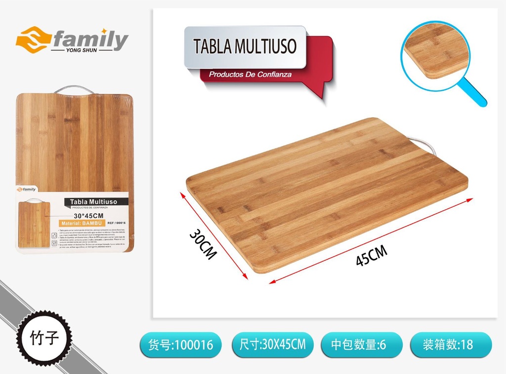 Tabla multiuso 32x45 cm - Accesorios de cocina