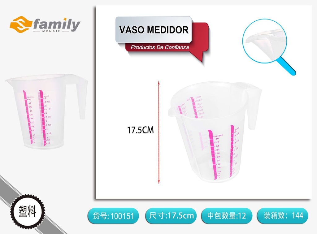 Vaso medidor 1500ml