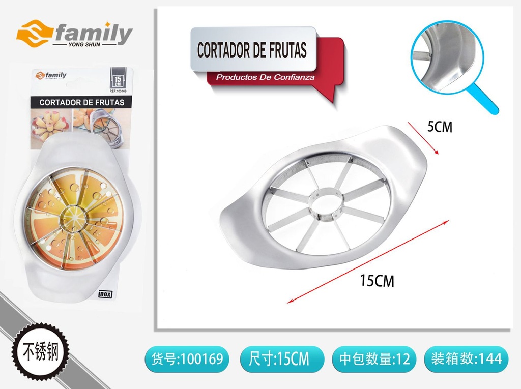 Cortador de frutas de acero inoxidable - Utensilios de cocina