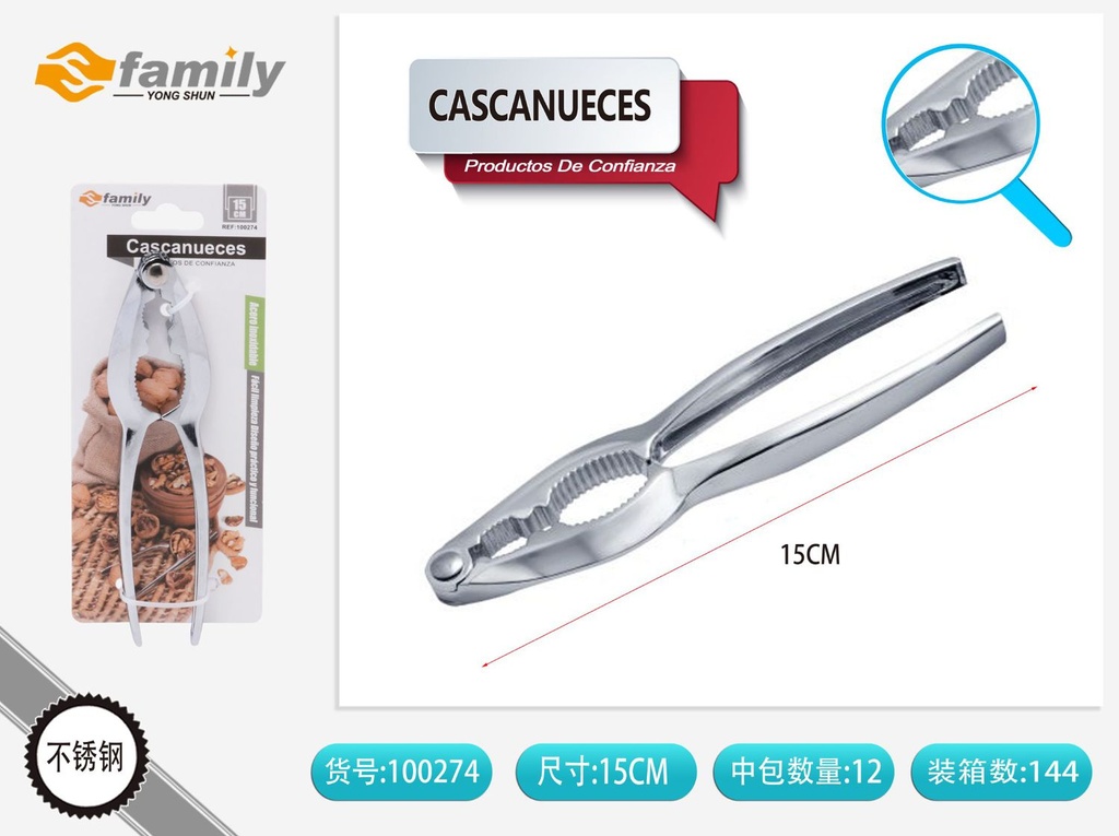  Cascanueces HY-5423 - Herramientas de cocina