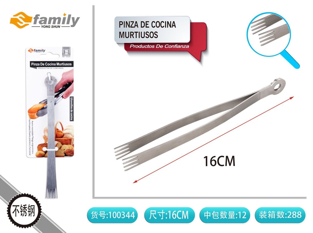 Pinza de cocina multiuso