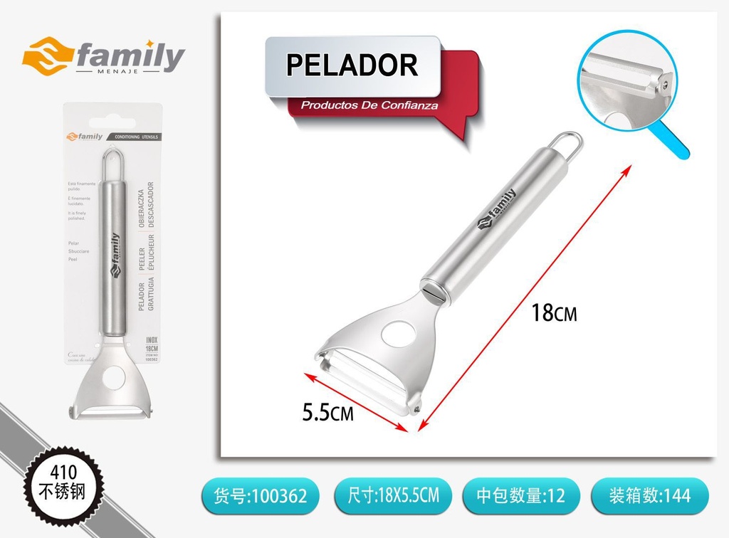 Pelador triangular de alta calidad para cocina