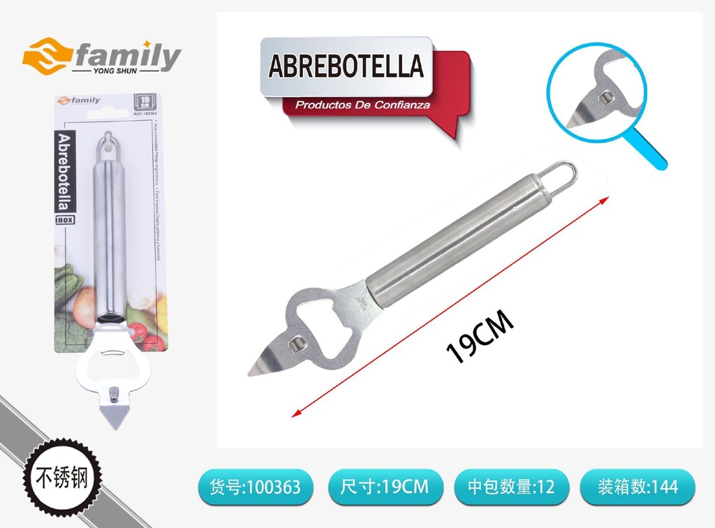 Abridor de botellas con punta - Utensilios de cocina