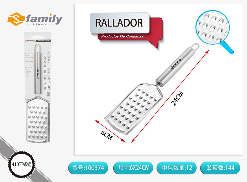 Rallador de zanahoria 10mm - Utensilios de cocina