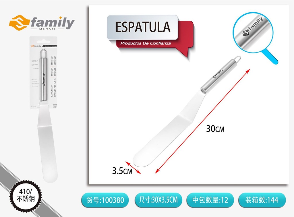 Espátula de mantequilla larga