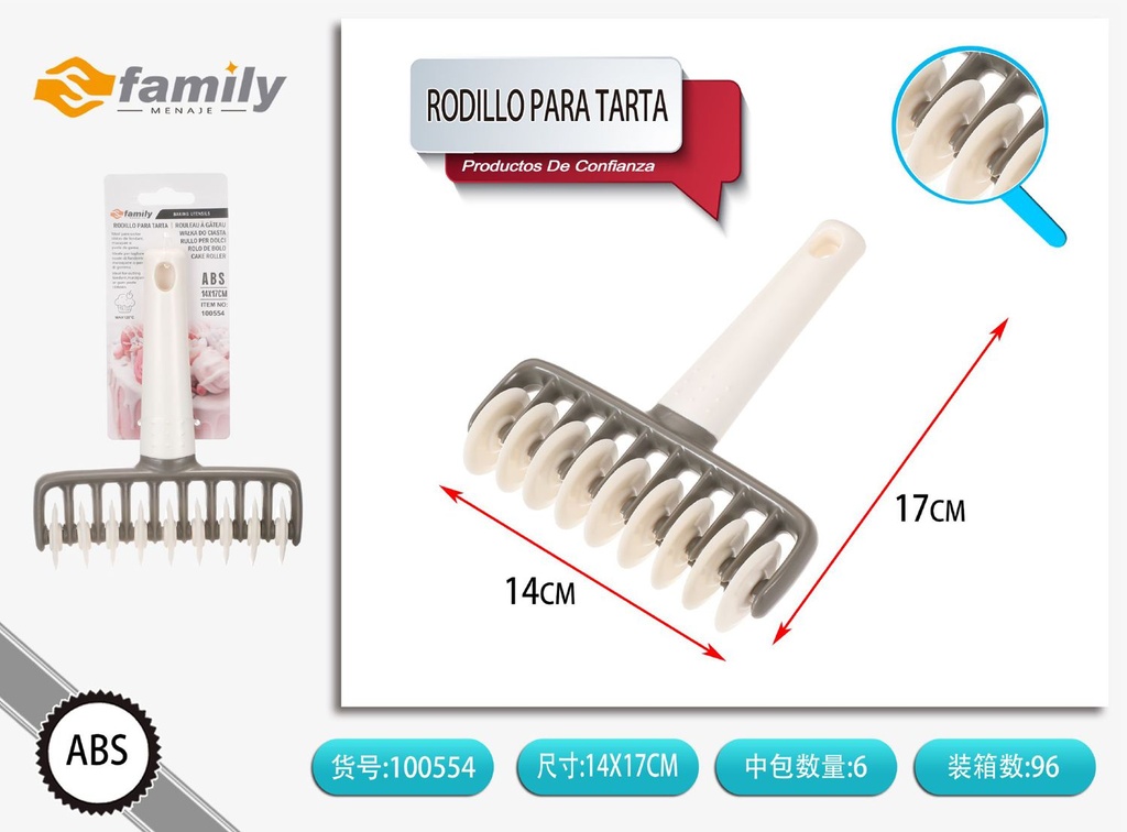Rodillo para tarta