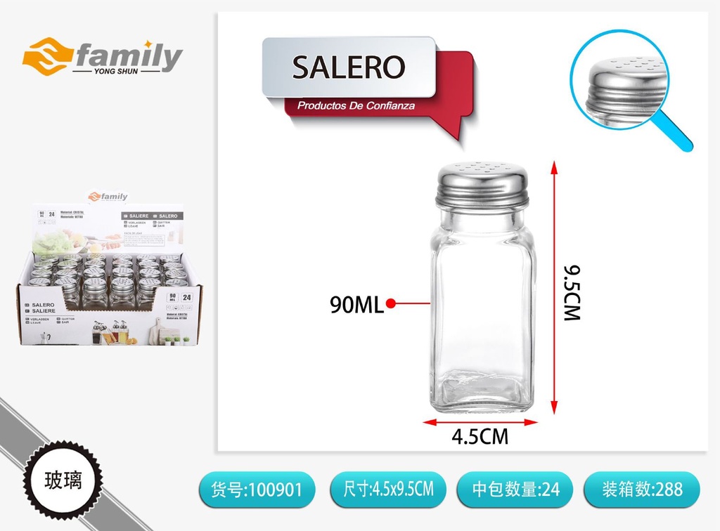 Salero 90ml para cocina