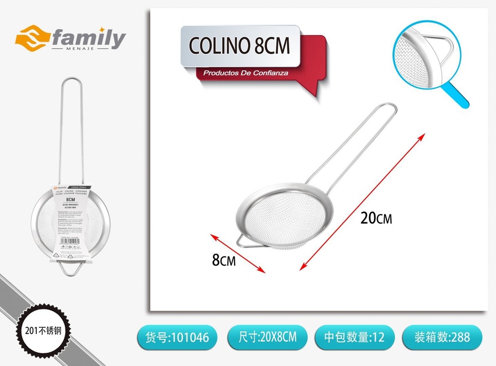 Cernidor de 8 cm - Artículos de cocina y coladores