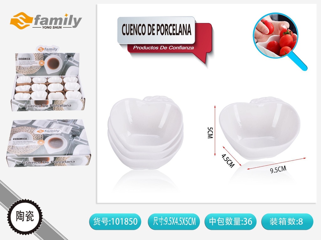 Cerámicas de 36 unidades cuenco de porcelana pequeño - Artículos de cerámica