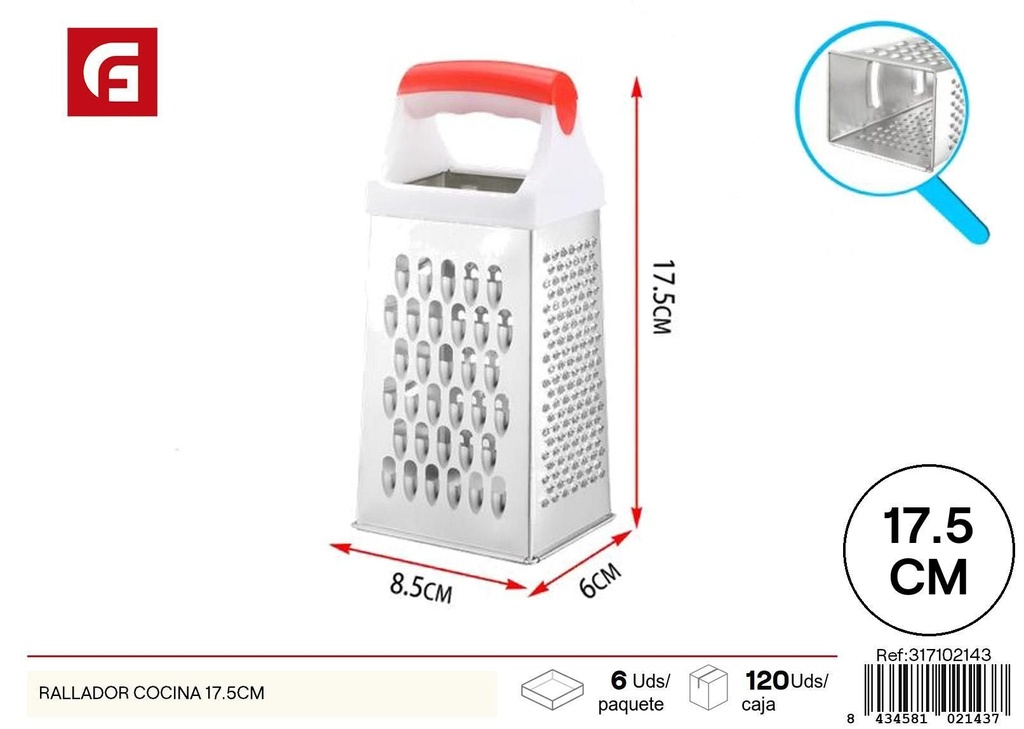 Rallador cocina 17.5CM - Utensilios de cocina y ralladores