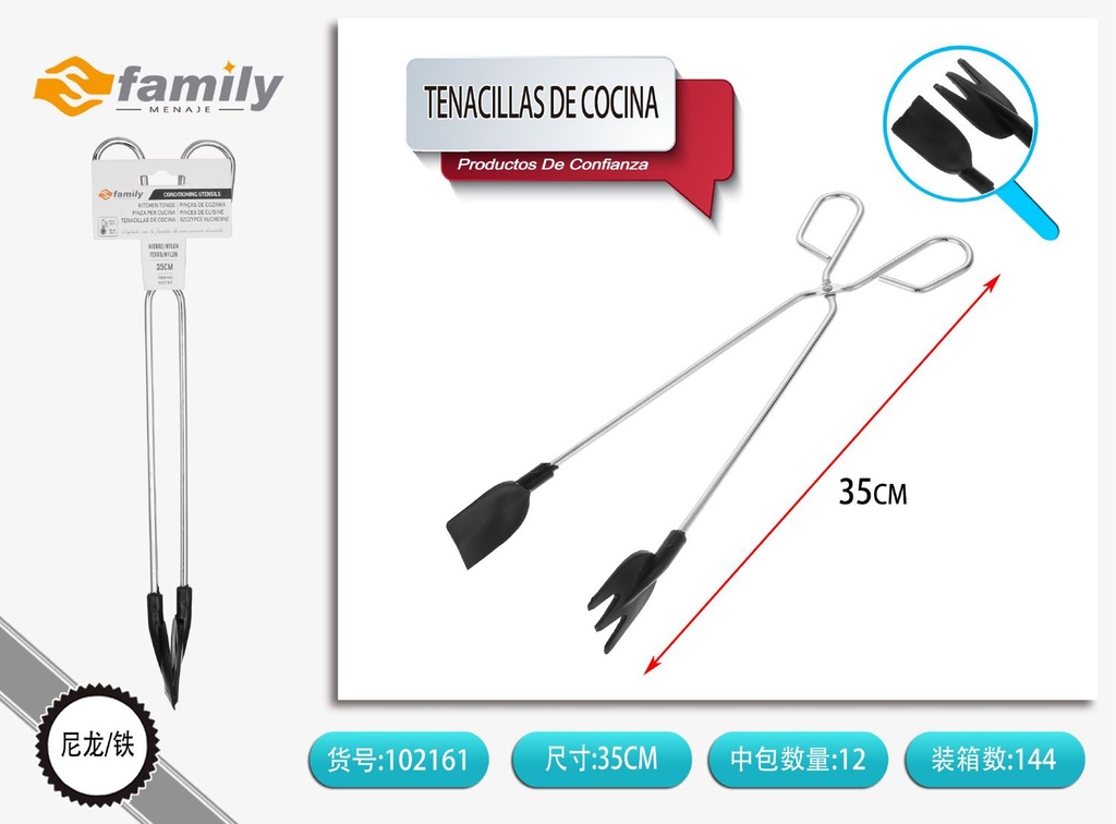 Tenasillas de cocina 35cm - Utensilios para asados