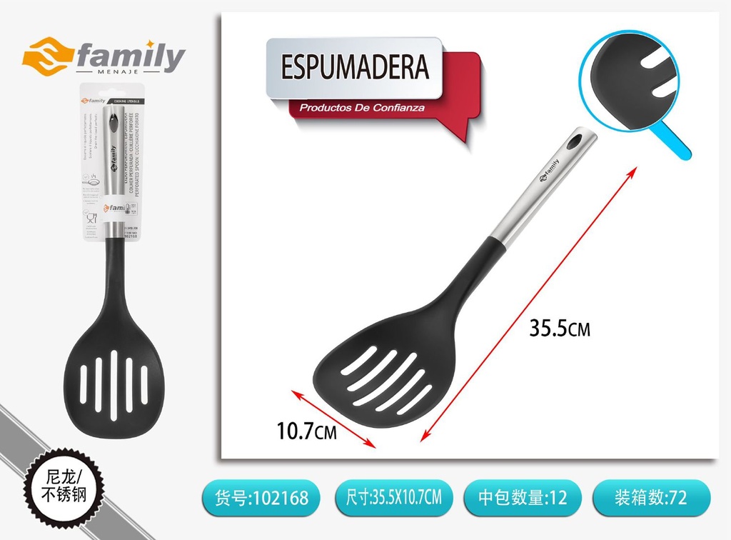 Espumadera de acero inoxidable 35.5x10.7 cm - Utensilios de cocina