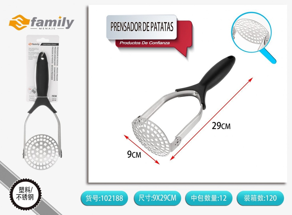 Prensador de patatas 29cm - Utensilios de cocina