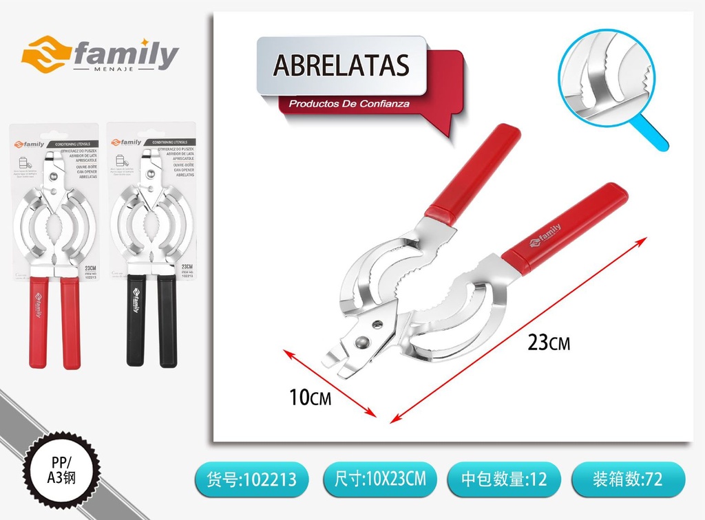 Abrelatas 29cm para cocina