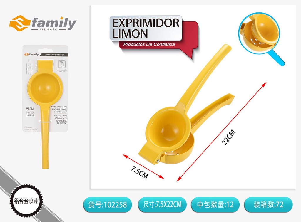 Exprimidor de limón, utensilio de cocina