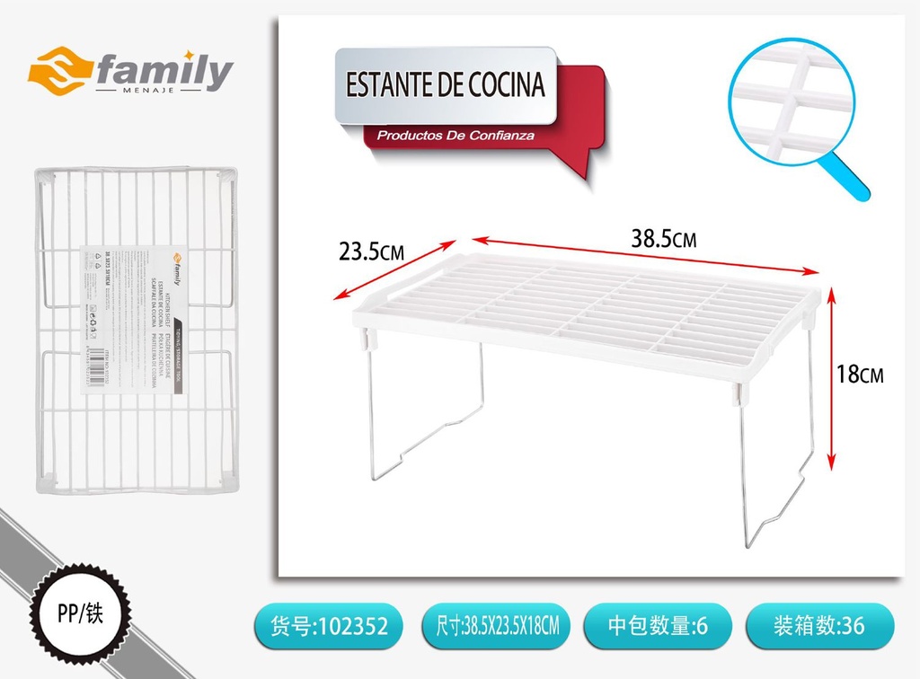 Estante de cocina 38.5*23.5*18CM - Accesorios de cocina