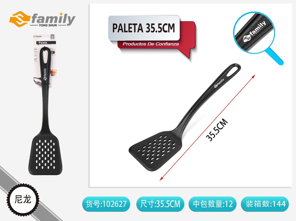 Espátula ranurada de nylon de 35.5 cm - Utensilios de cocina