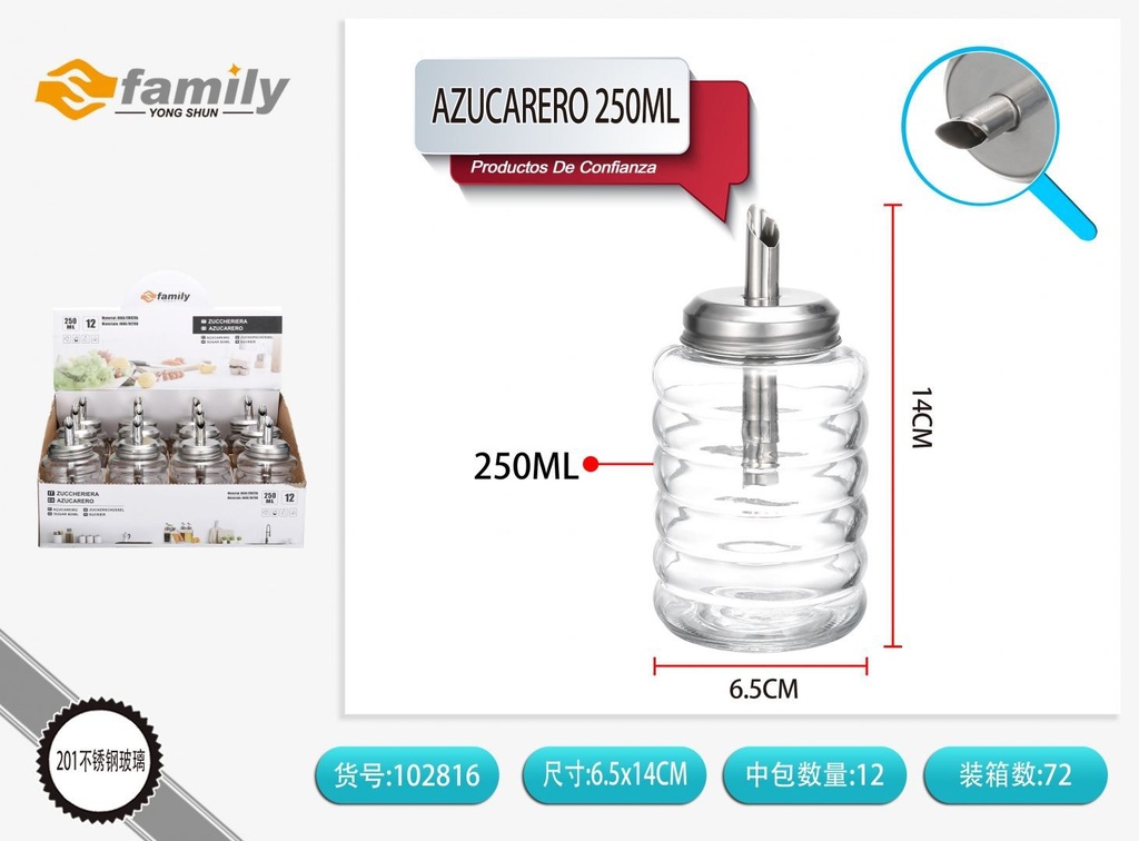 Saleros de 250 ml - Utensilios de cocina