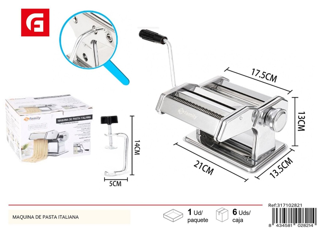 Máquina de pasta italiana de 9 niveles - Utensilios de cocina