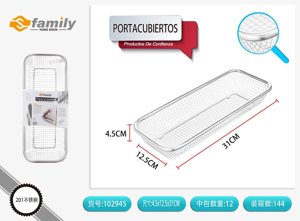 Portacubiertos 31*12.5cm para cocina