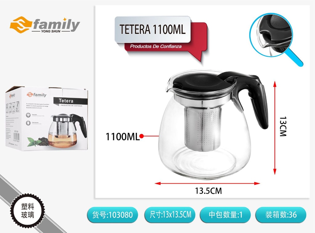 Tetera de 1100ml