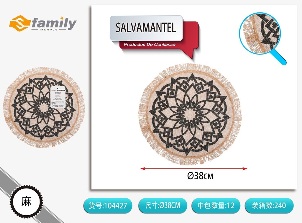 Salvamantel 38cm