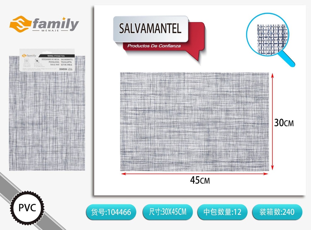 Salvamantel 30*45cm 