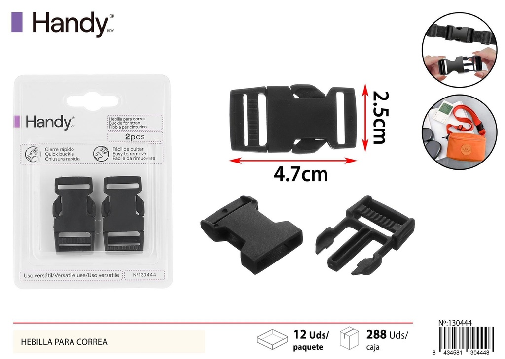 Enlace de equipaje 2 pcs - Clip de sujeción para maletas