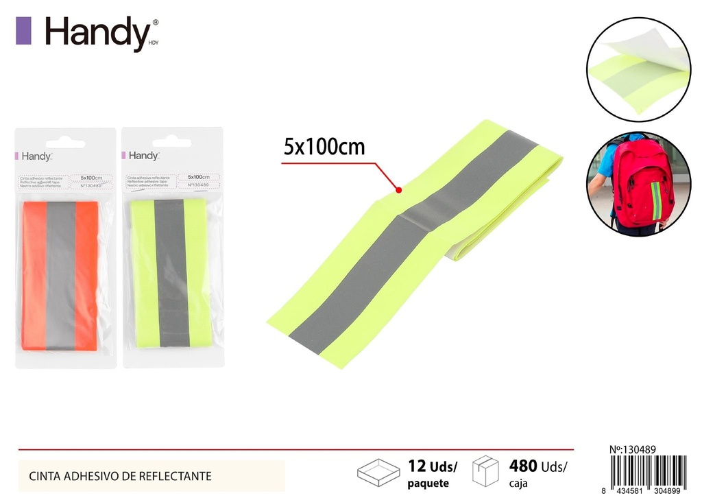 Cinta adhesiva reflectante 5.0cm x 1m - Cintas y lazos
