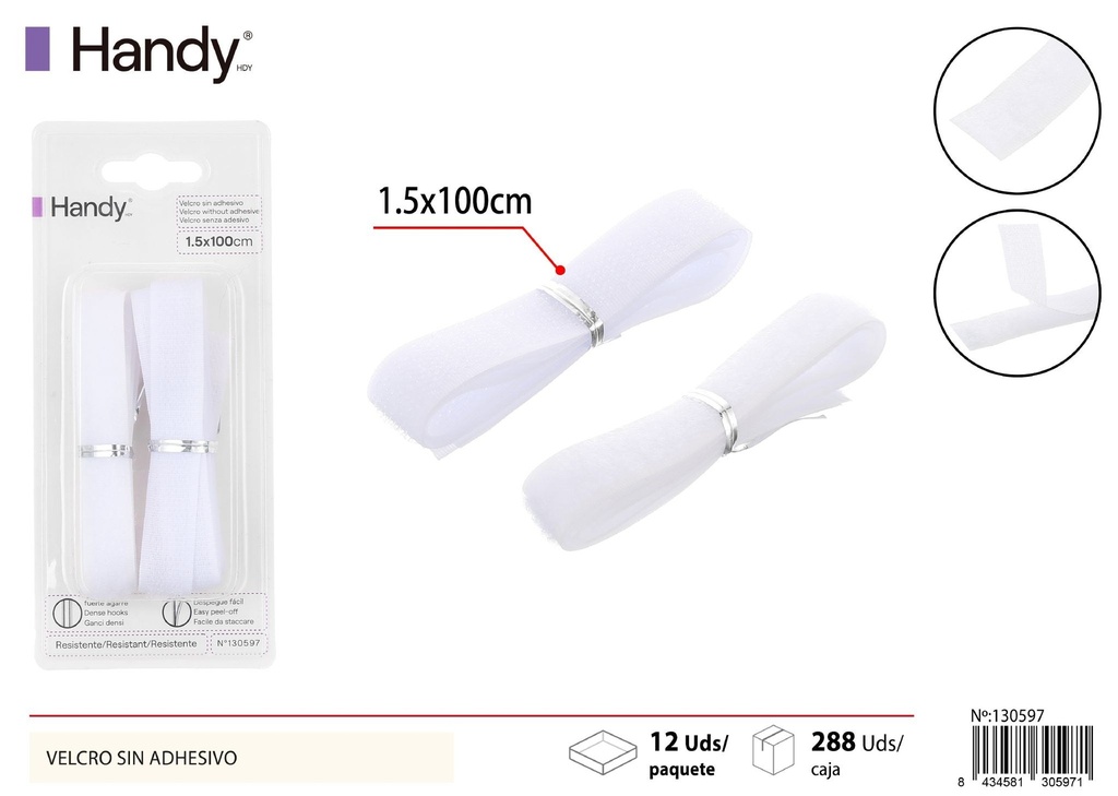 Cinta autoadhesiva blanca 1.5cm*1m - Accesorios de lencería