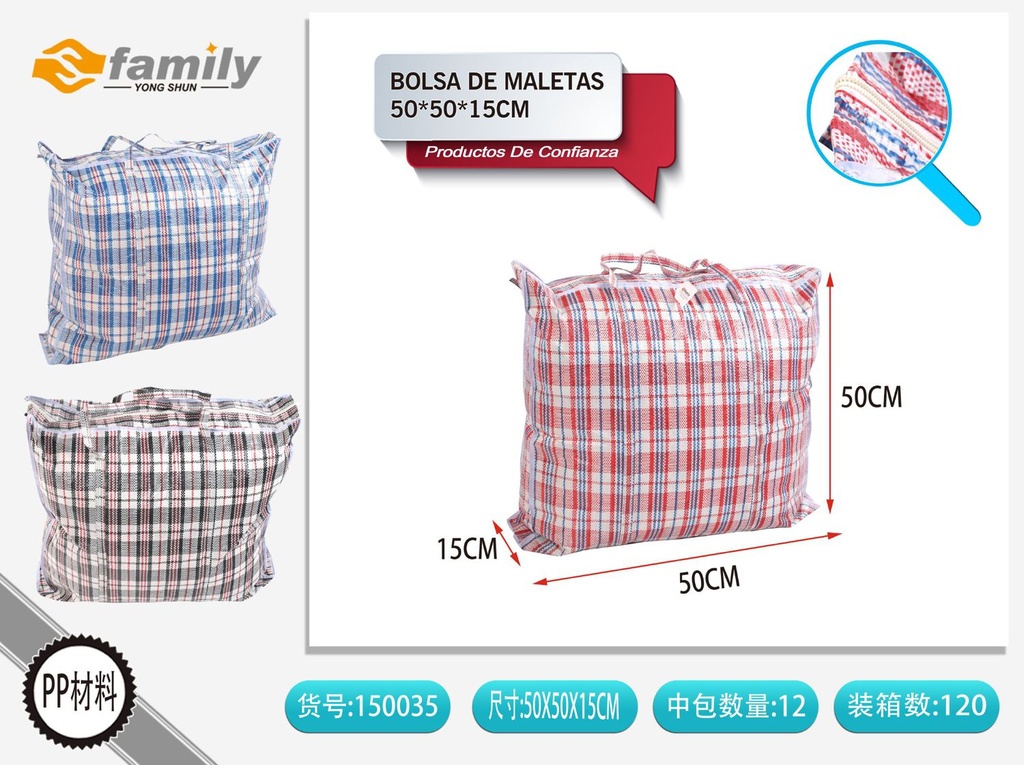 Bolsa de maletas de 100g 50 x 50 x 15 cm - Bolsas para alimentos