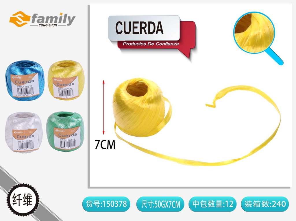 Cuerda de 50g para diversas aplicaciones