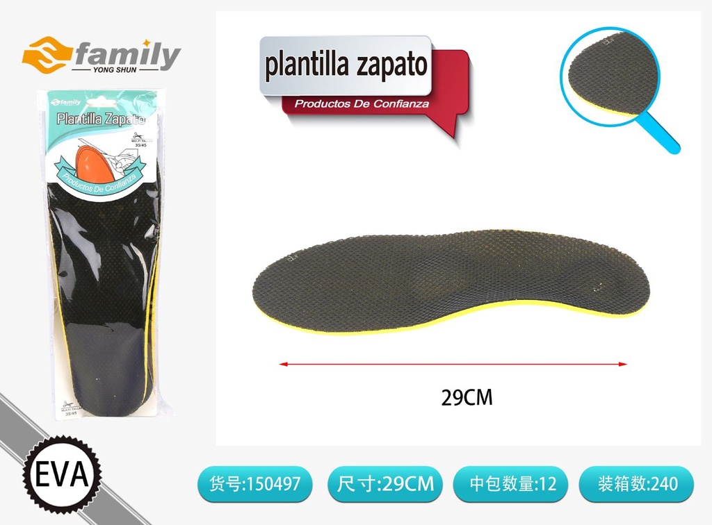 Plantilla ortopédica para zapatos