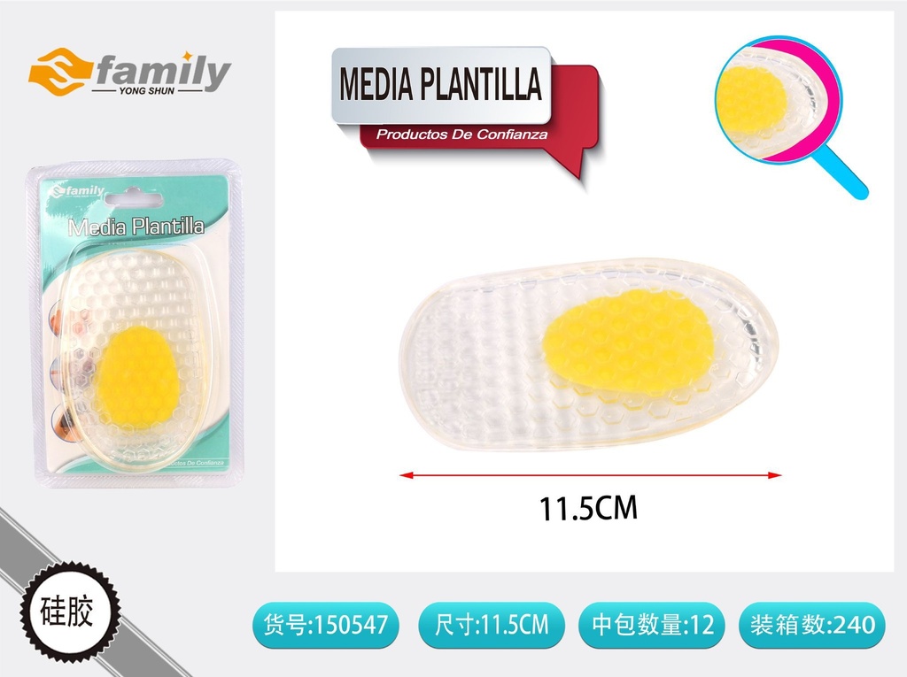 Media plantilla 3D PU - Accesorios para calzado
