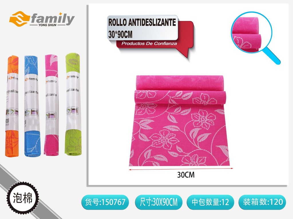 Rollo antideslizante 30x90cm para cocina y hogar