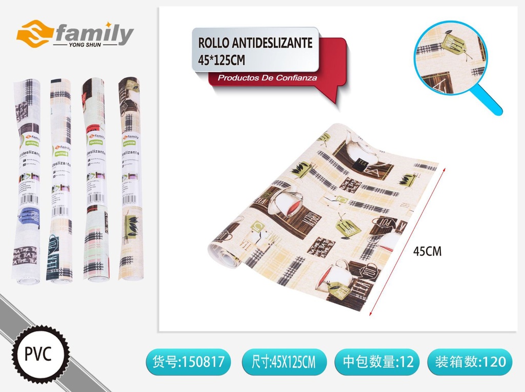 Rollo antideslizante 45 x 125 cm - Accesorios de cocina