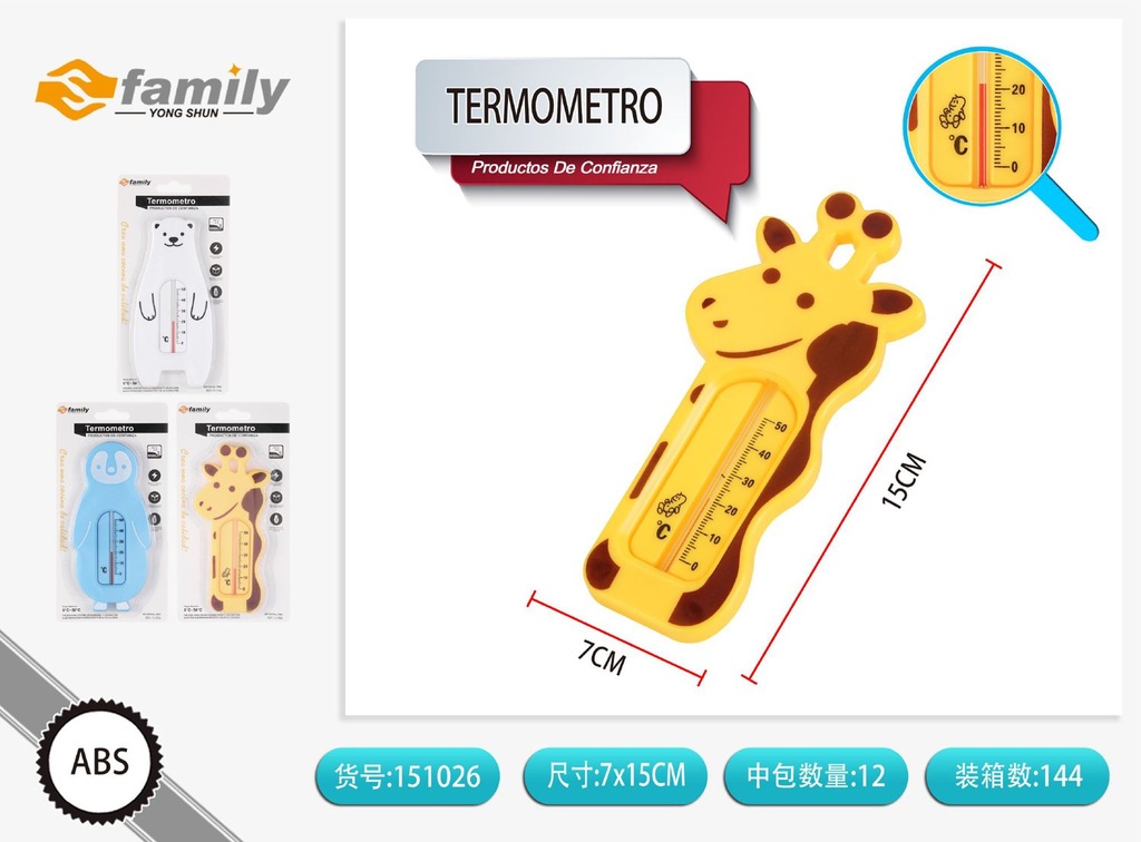 Termómetro de cocina para baño