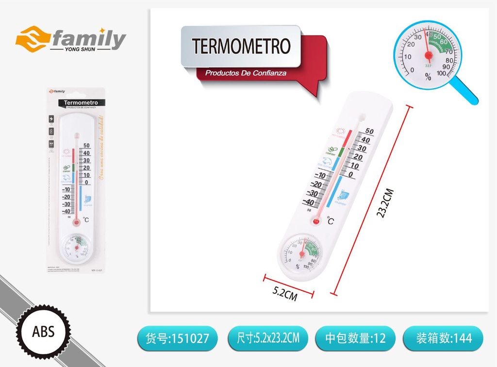 Termómetro de cocina para medición de temperatura