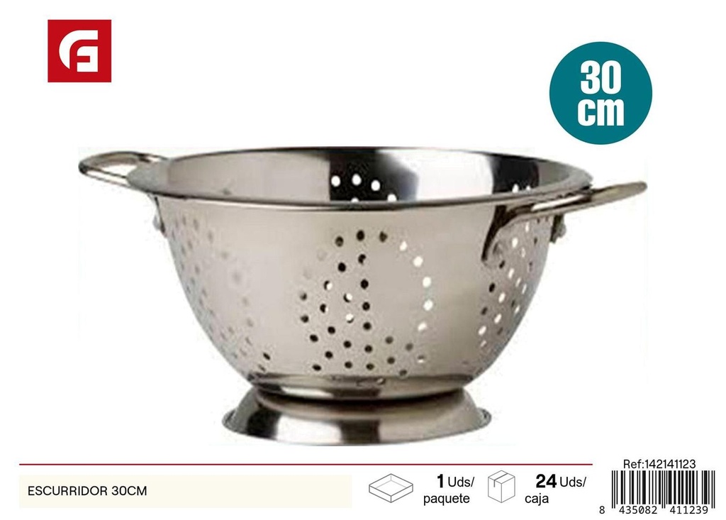 Escurridor de 30 cm - Filtro y colador para cocina