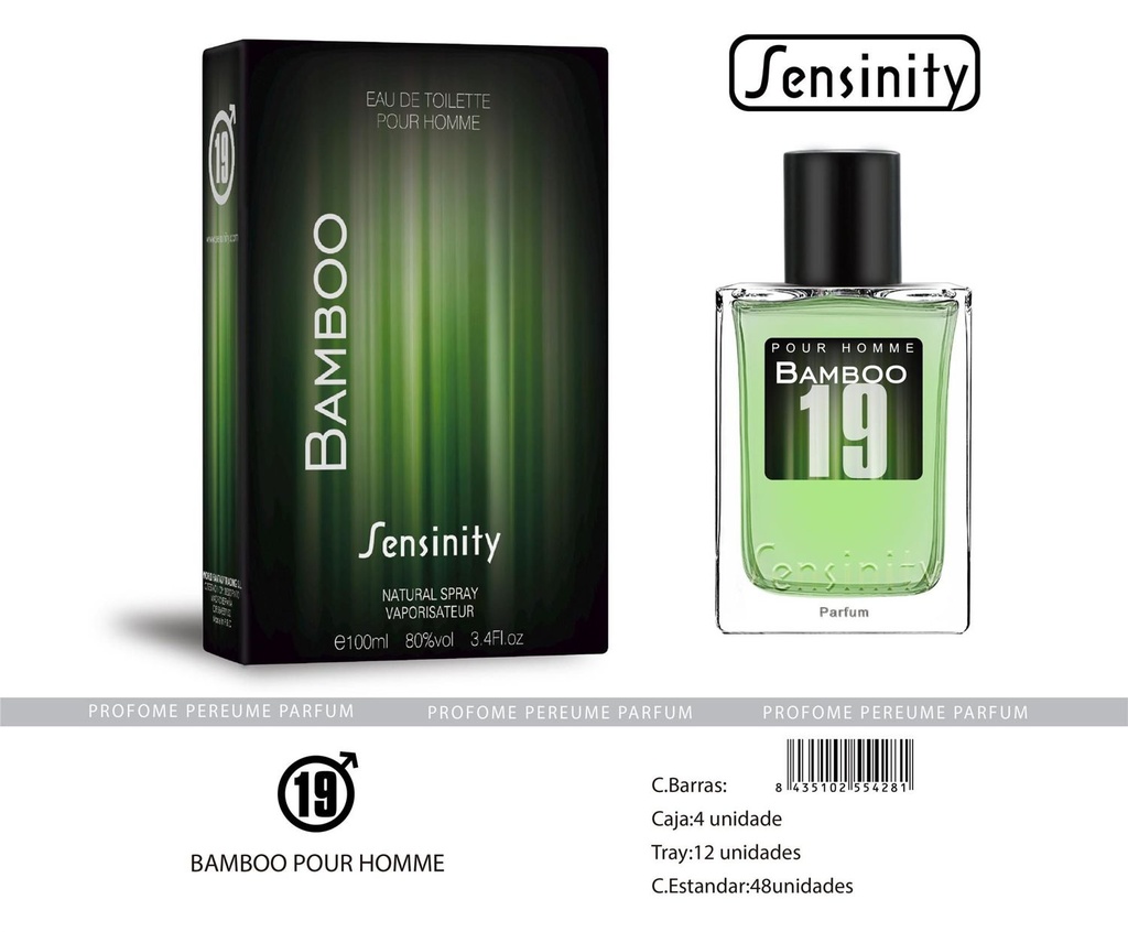 Perfume "Bamboo" para hombre - Fragancia masculina
