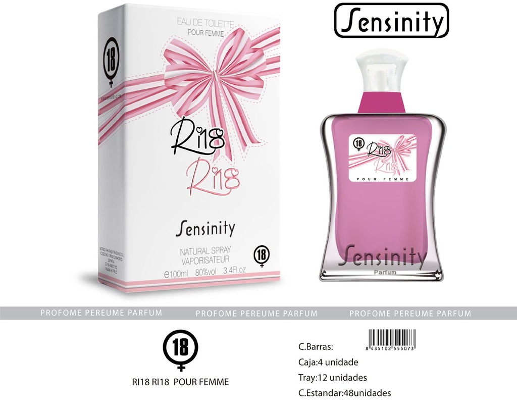 Perfume "RI18" para mujer - Fragancia femenina