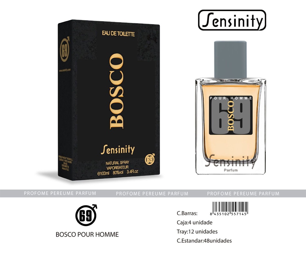 Perfume para hombre Bosco 69 pour homme