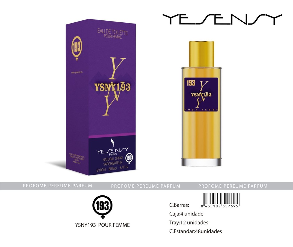 Perfume Testamento Pour Femme Yesensy