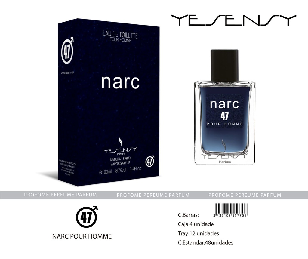 Perfume Narco Pour Homme Yesensy para hombre