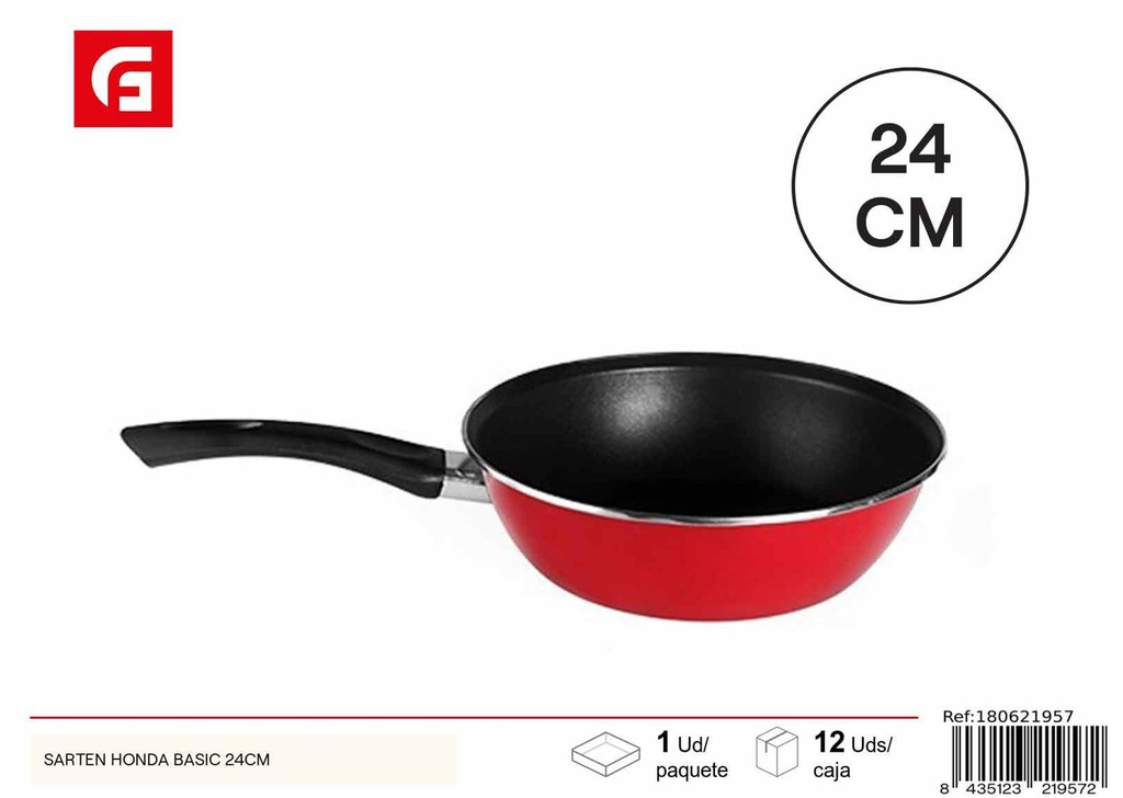 Sartén honda básica 24 cm - Utensilios de cocina