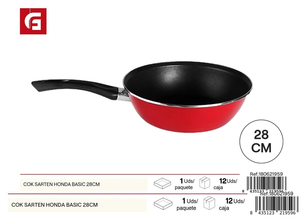 Sartén COK HONDA BASIC 28CM - Utensilios de cocina