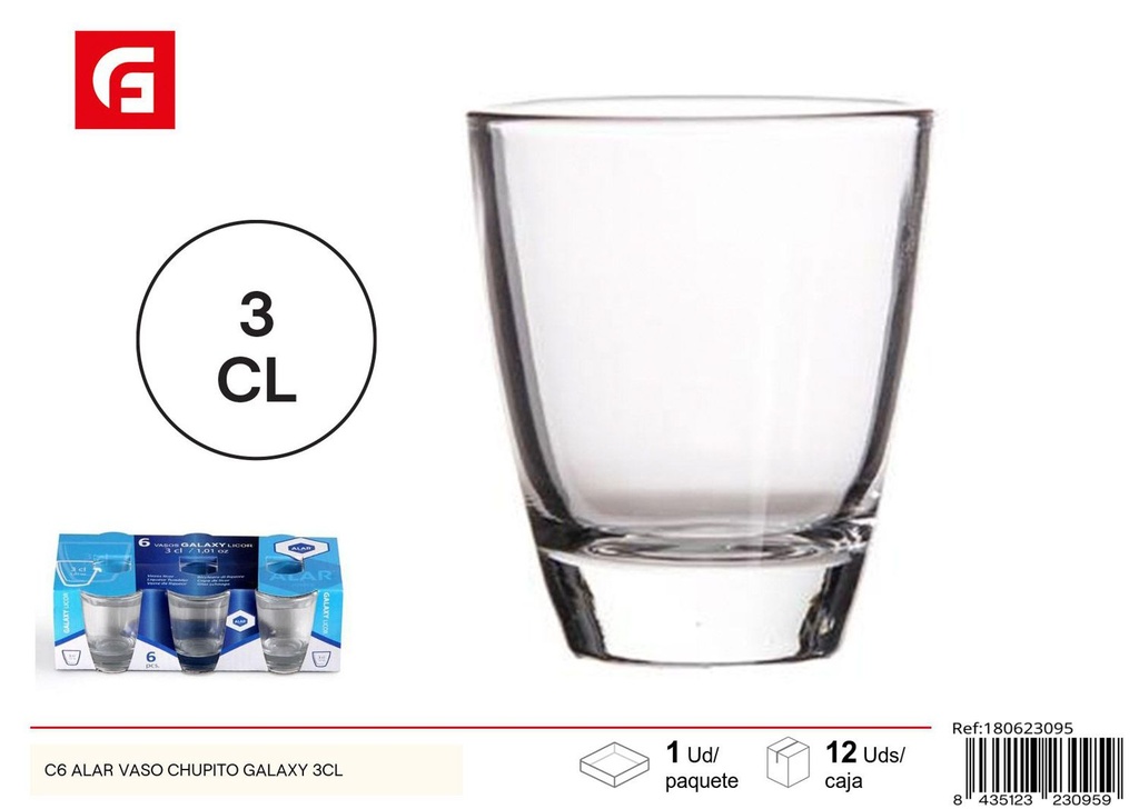 Vaso de chupito Galaxy 3cl