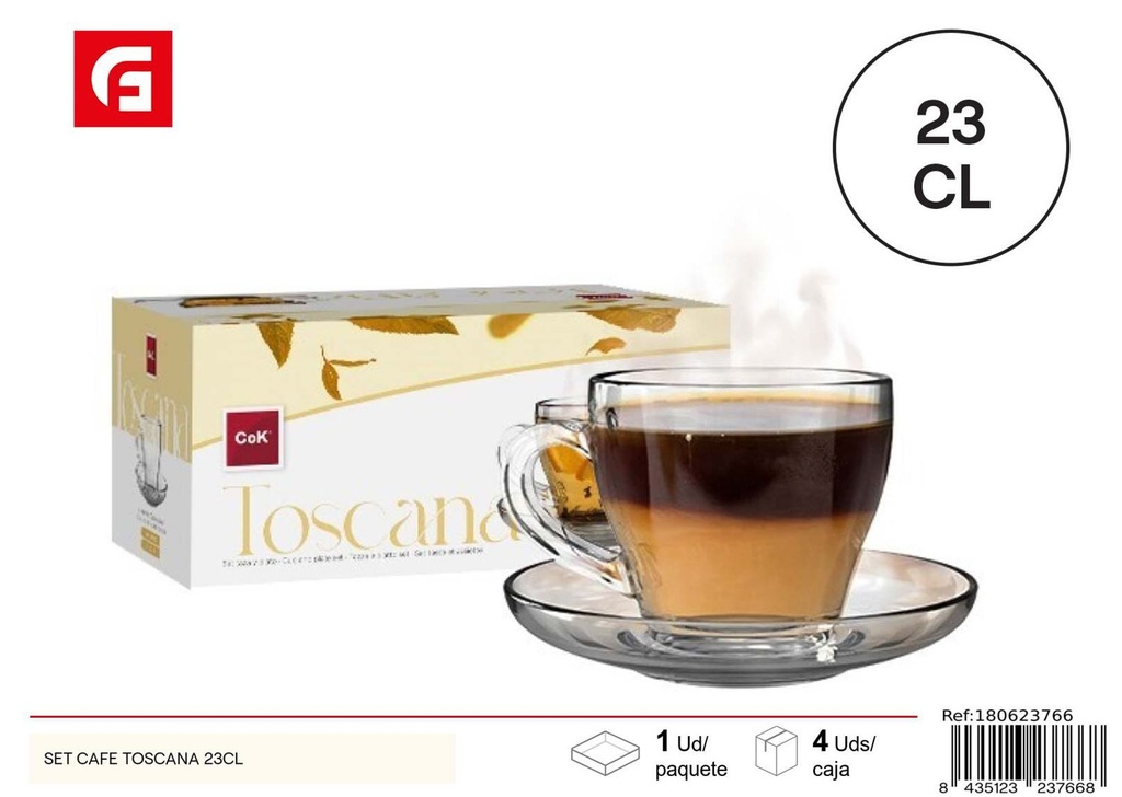 Set de café Toscana 23cl