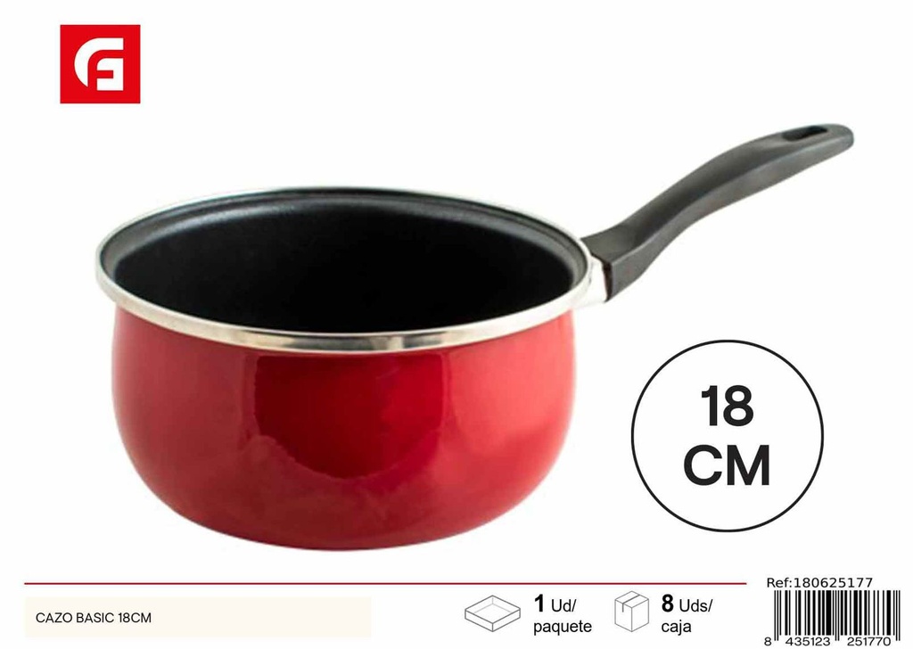 Cazo Basic 18cm para cocina